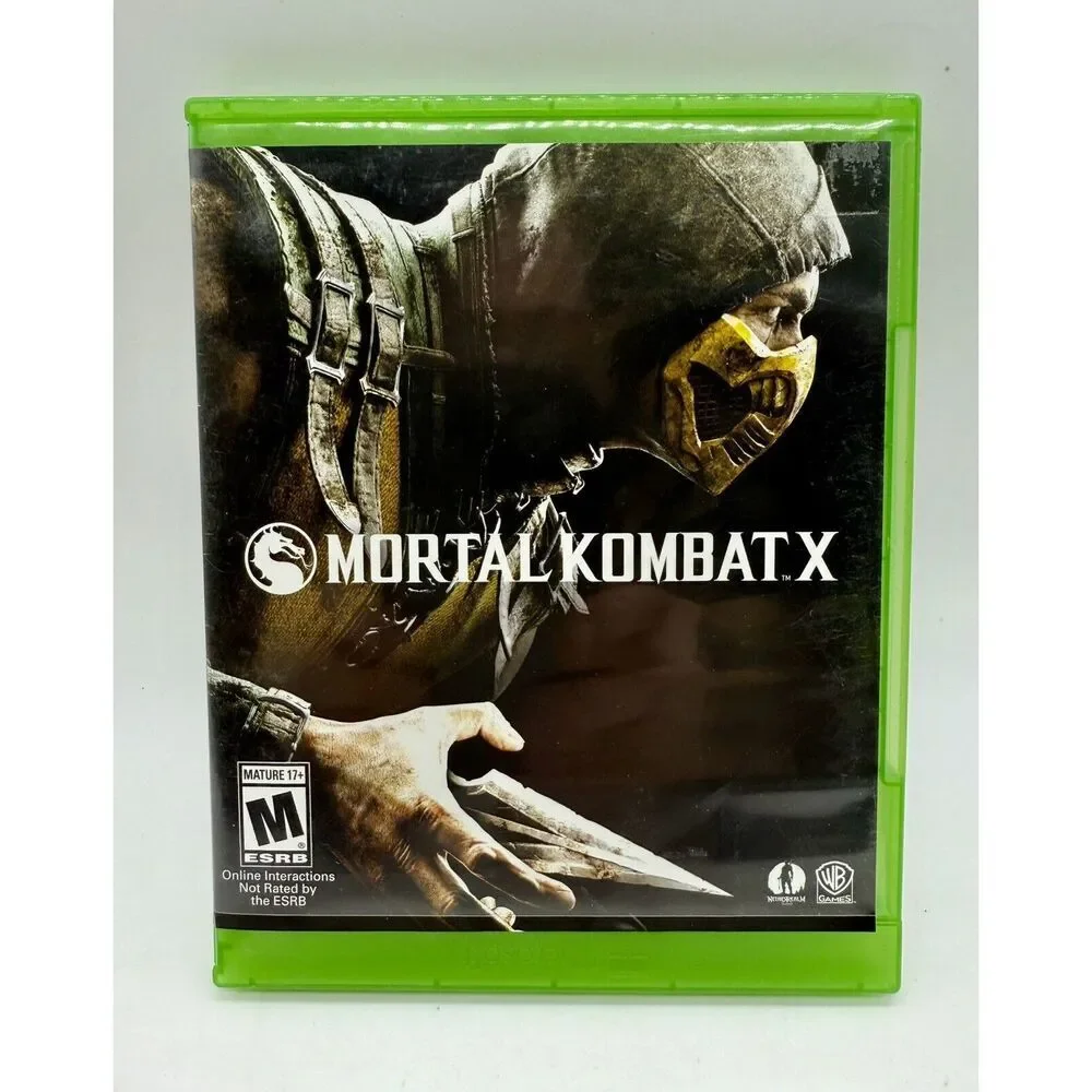 Mortal Kombat X (Microsoft Xbox‎ One, 2015 Game Case And Manual